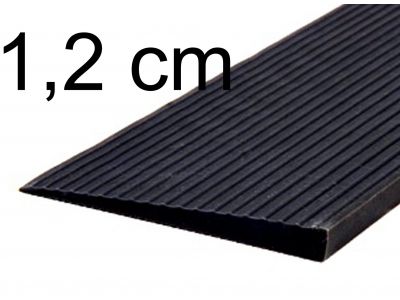 Drempelhulp 1,2 cm zwart