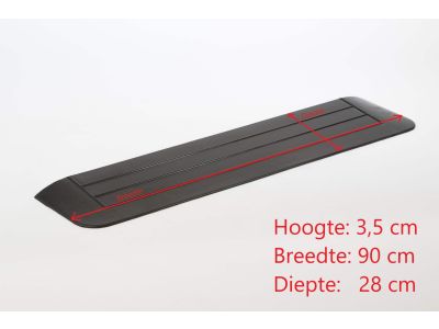 Rubber drempelhulp 3,5cm(tweedehands)