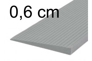 Drempelhulp 0,6 cm grijs