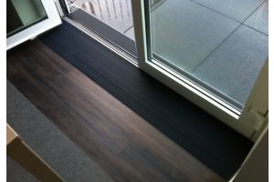 Drempelhulp 4 meter, hoogte 1,2 cm zwart