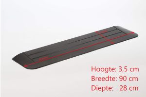 Rubber drempelhulp 3,5cm(tweedehands)